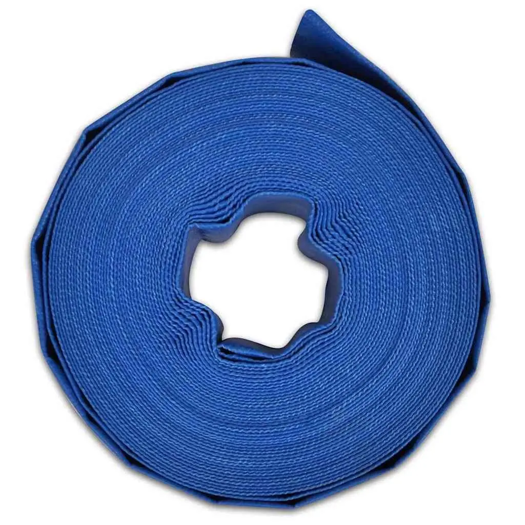 Flat Hose PVC 25m 2 Inch Reinforced Water Fire Hose for Pump Installation