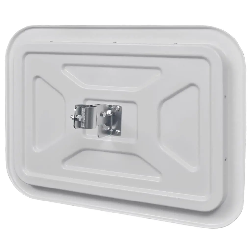 Convex Traffic Mirror Shatter-proof Rectangle 40 x 60 cm PC Plastic Outdoor Reflector