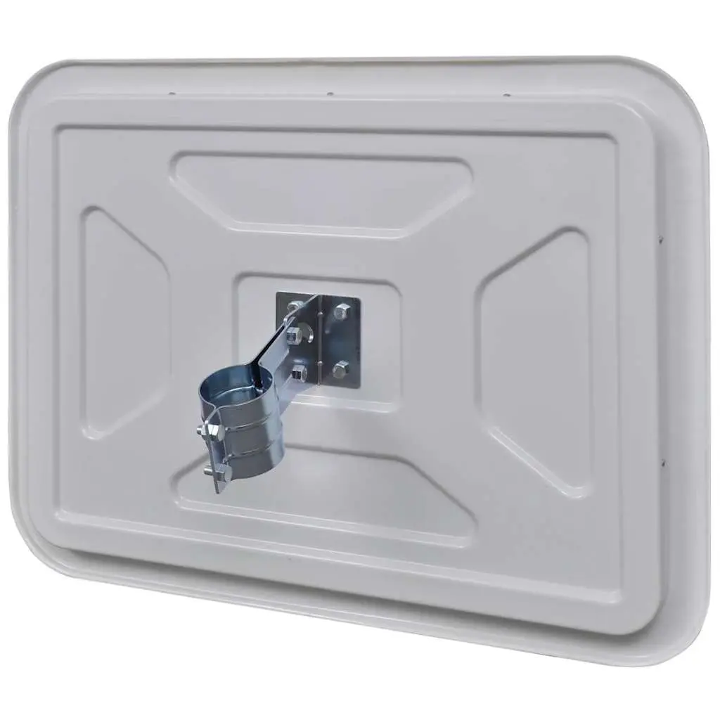 Convex Traffic Mirror PC Plastic Rectangle 60 x 80 cm Reflective Outdoor Safety