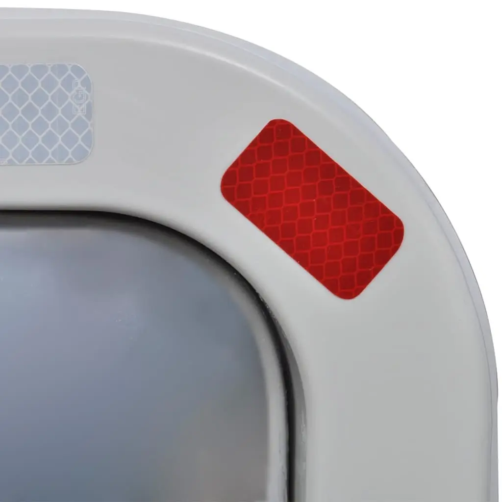 Convex Traffic Mirror PC Plastic Rectangle 60 x 80 cm Reflective Outdoor Safety