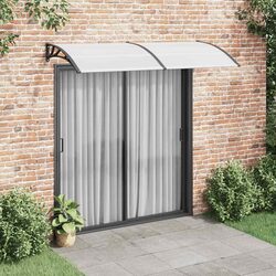 Practical Black Door Canopy 240 x 100 cm for Home or Business
