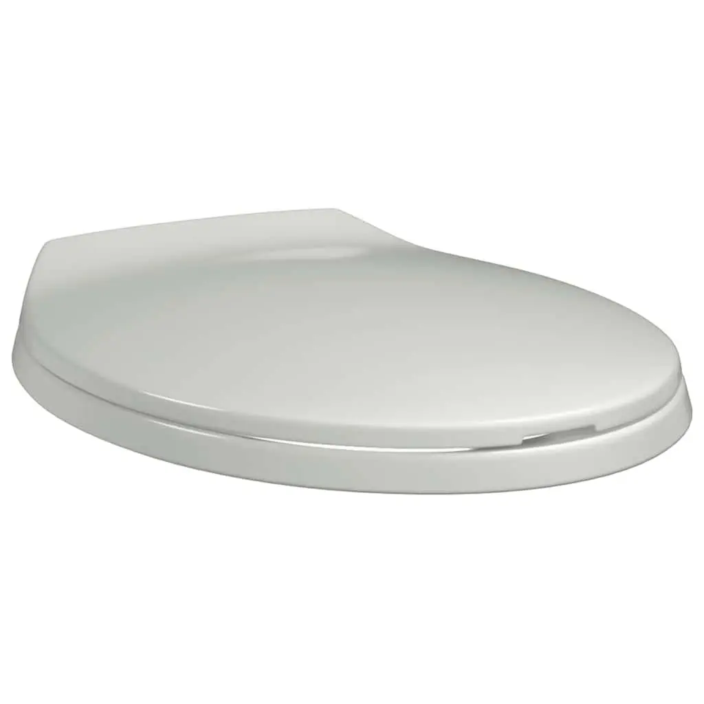 Soft-Close Oval Toilet Seat for Home Use