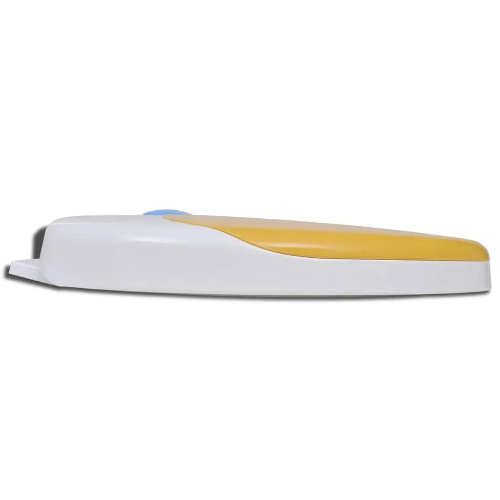 Soft-Close Toilet Seat Yellow White Adults Children Family Bathroom Dual Size