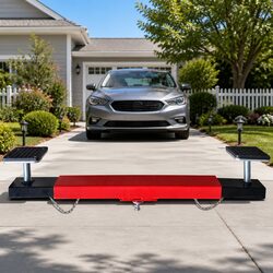 Cross Beam Adapter 2 Ton Red Jack Lift Tool Vehicle Heavy Duty Steel Safety Pad