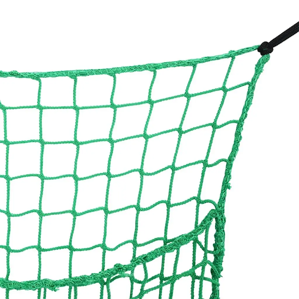 Hay Nets Rectangular 0.9x1 m Green PP Mesh 2 Piece Feeding Horse Pony Livestock