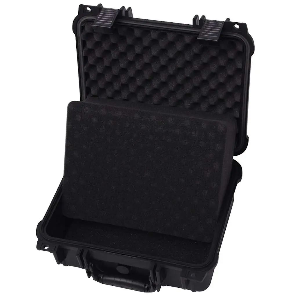Protective Case Hard Shell Polypropylene ABS 35x29.5x15cm Black