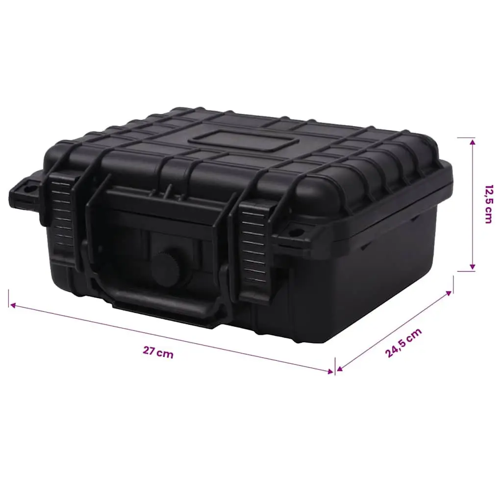 Camera Equipment Case Hard Polypropylene ABS 27x24.6x12.4 cm Black