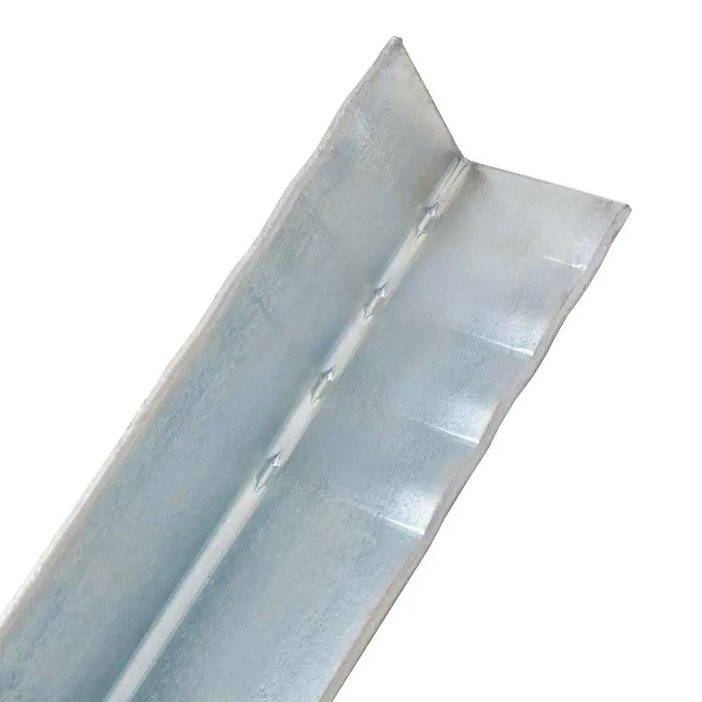 Ground Anchors L-Shaped Silver Galvanised Steel 50 cm
