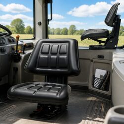Practical Tractor Seat with Suspension for Tough Environments