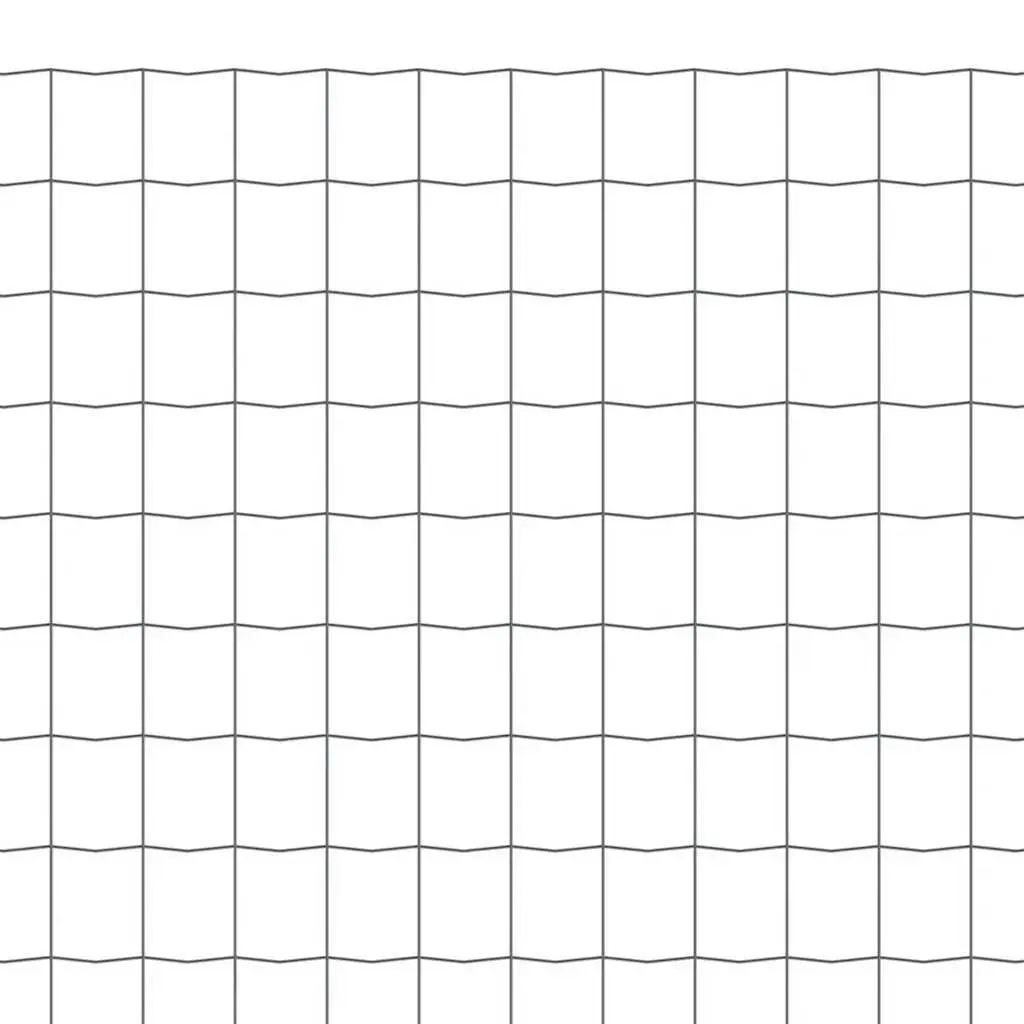 Wire Fence Grey PVC-Coated Iron Mesh Panel Garden Poultry Farm Yard Barrier