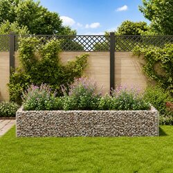 Versatile Gabion Planter for Your Home Garden