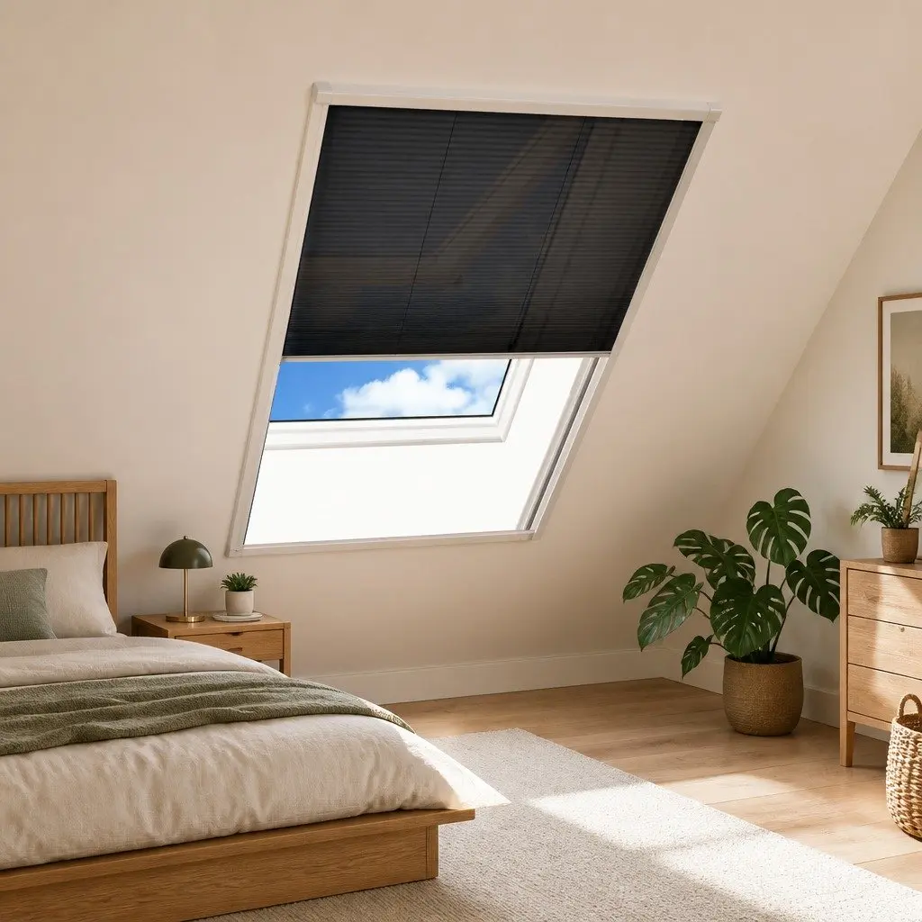 Plisse Insect Screen for Roof Windows 80x100 cm