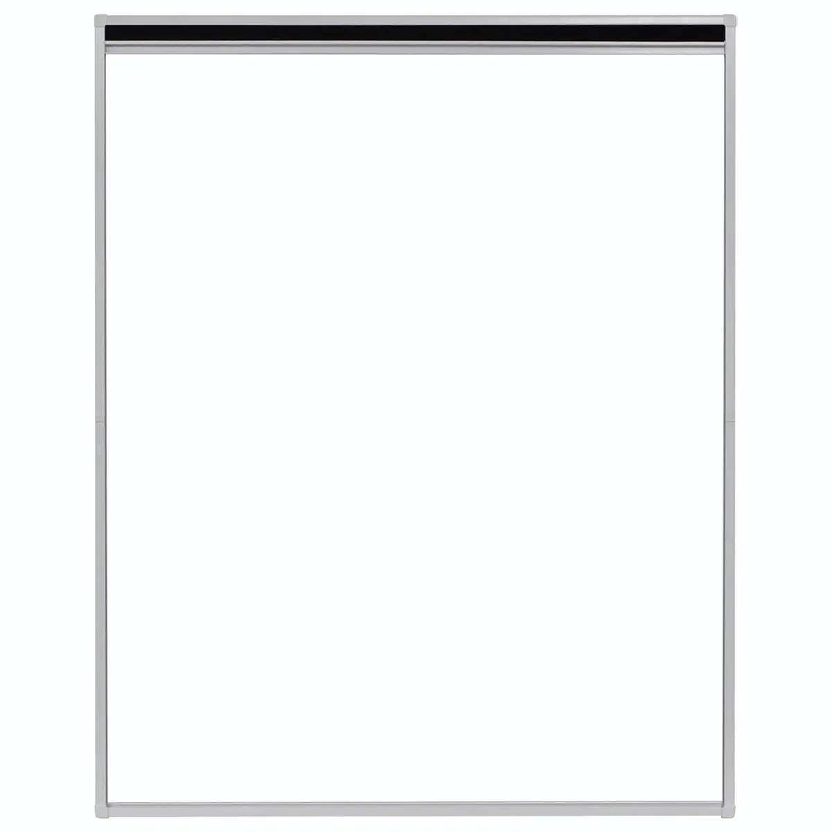 Plisse Insect Screen Aluminium Frame 80x100 cm Black Mesh