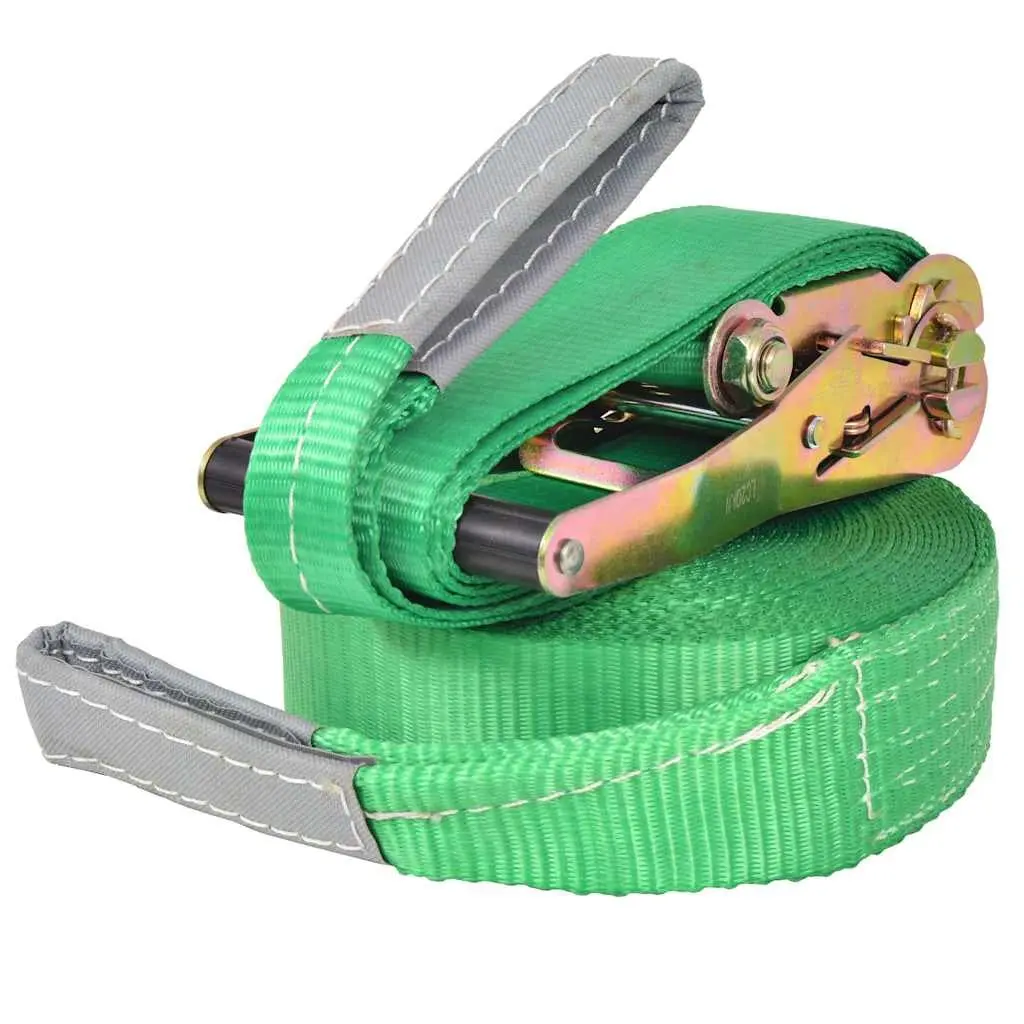 Balance Trainer Slackline Green 15m 50mm Width Outdoor Fitness Equipment