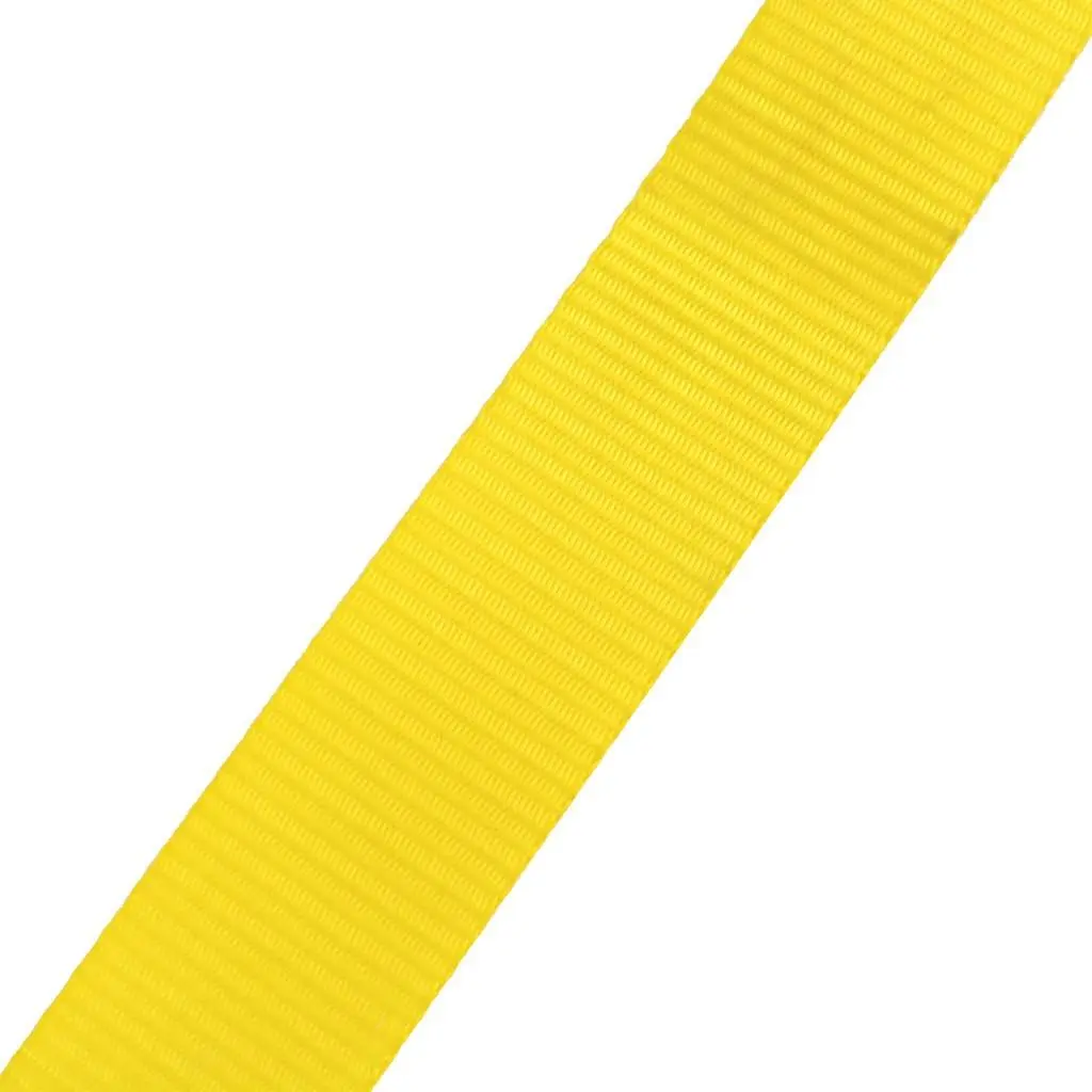 Slackline 15m 50mm Width Yellow Balance Training Rope