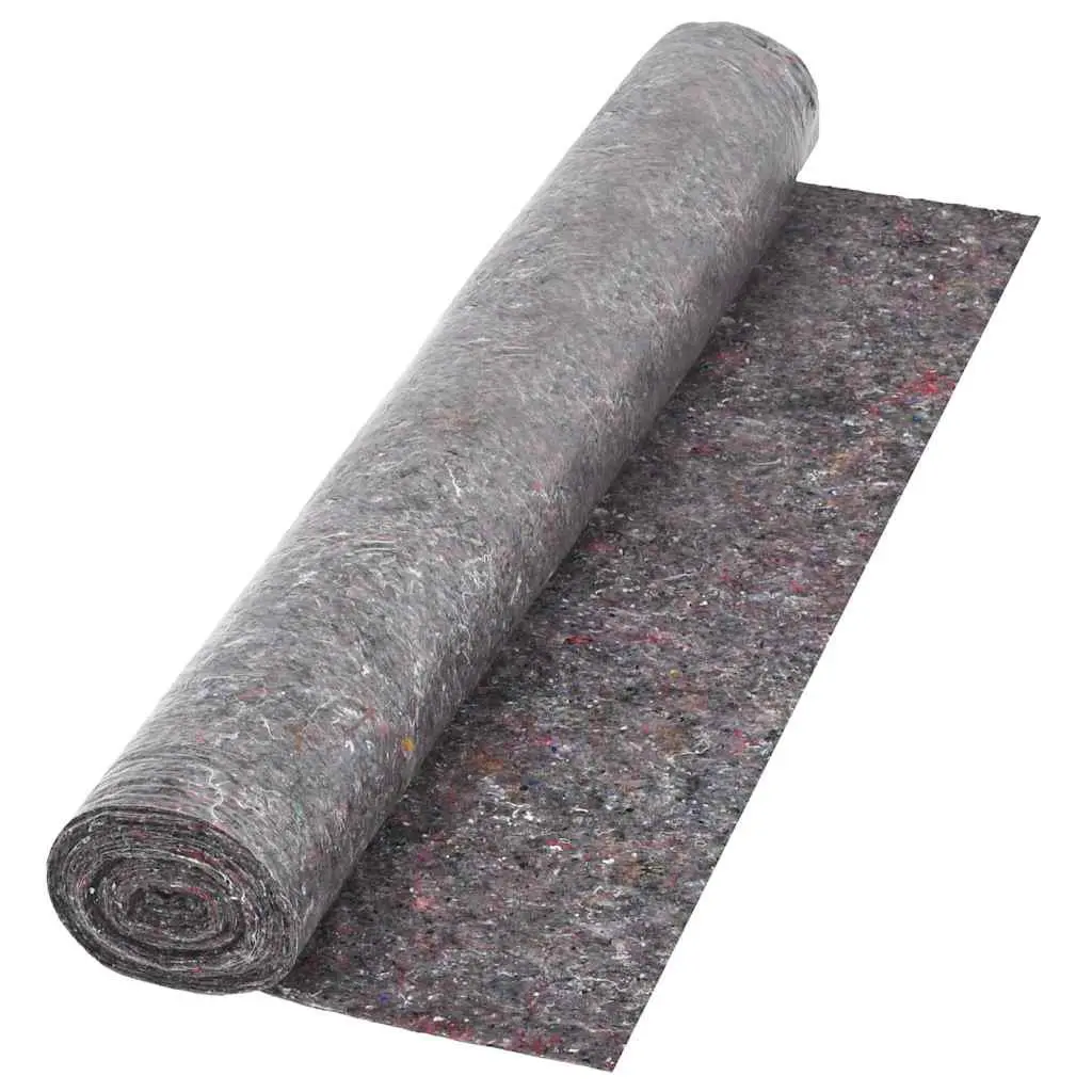 Painter Fleece Non-slip Floor Protection Dust Sheet 50m Roll Grey