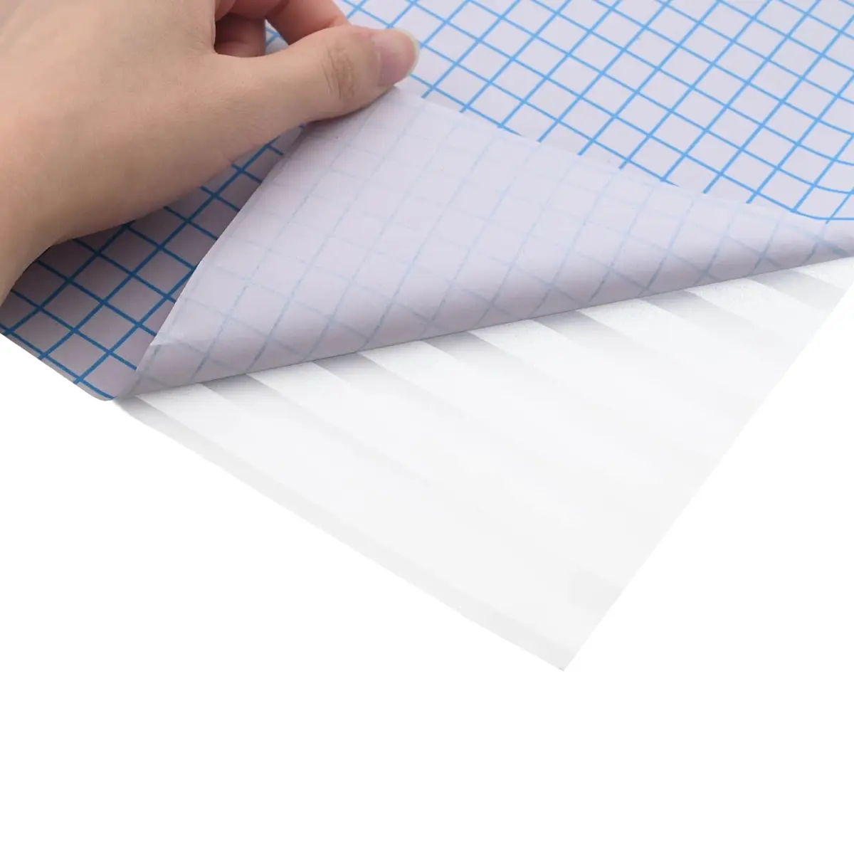 Window Film PVC Frosted Stripes 0.9 x 10 m White