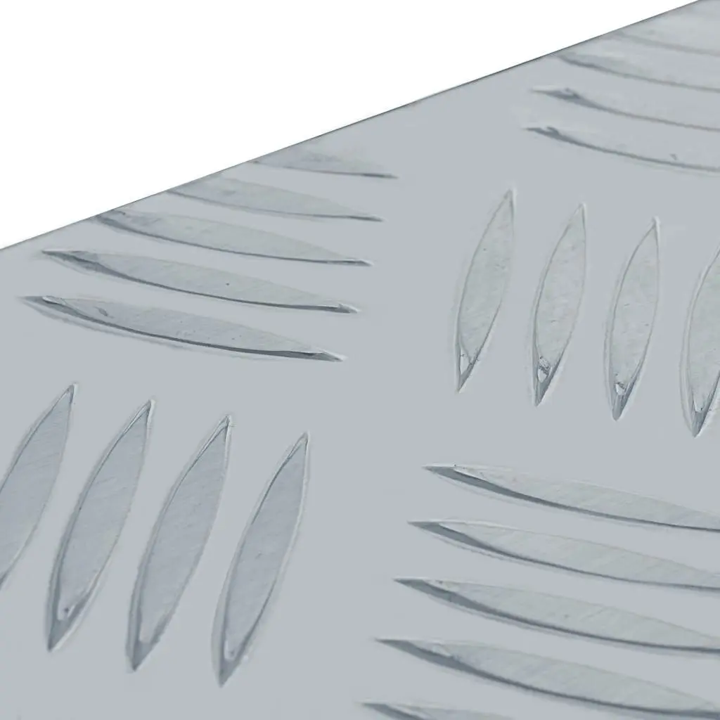 Aluminium Tool Box Corrugated Aluminium 48.5x14x20 cm Silver