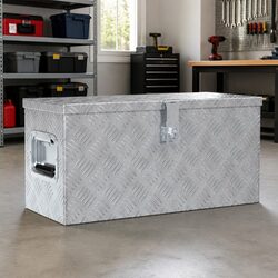 Practical Aluminium Tool Box 61.5x26.5x30cm for Everyday Use