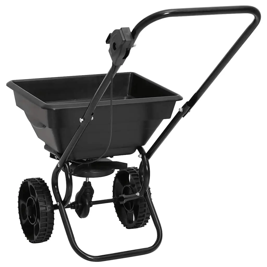 Walk Behind Salt Spreader Steel Frame 80x46x75cm White