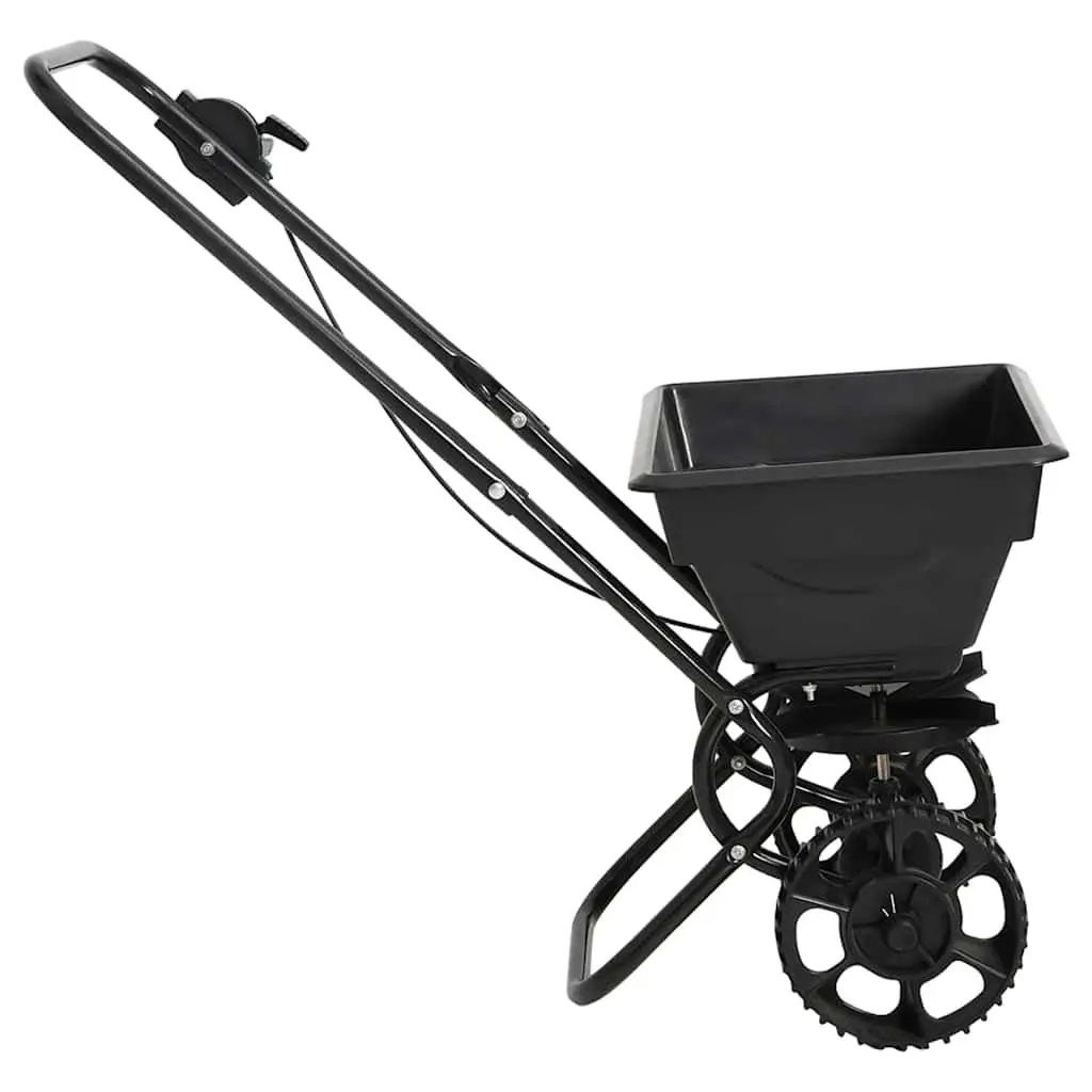 Walk Behind Salt Spreader Steel Frame 80x46x75cm White