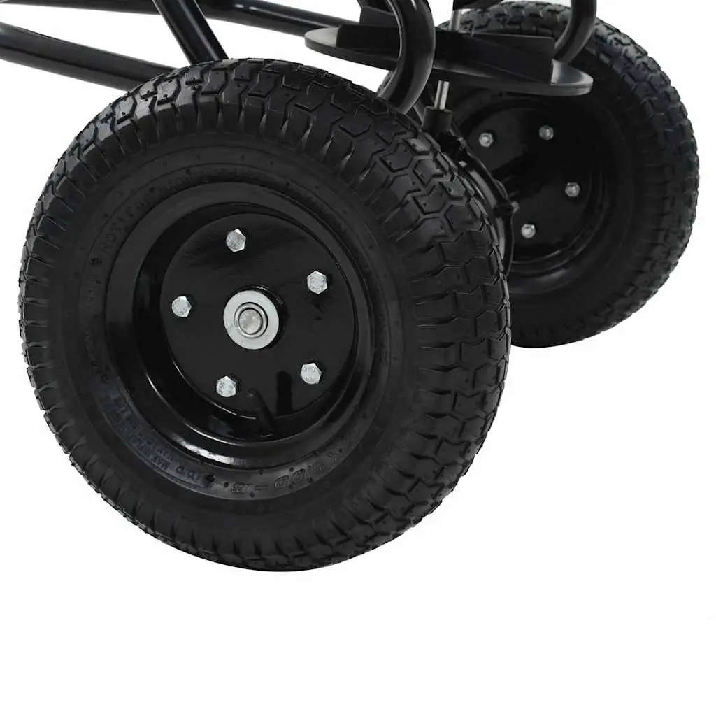 Tow Behind Spreader Tubular Steel 45L Black
