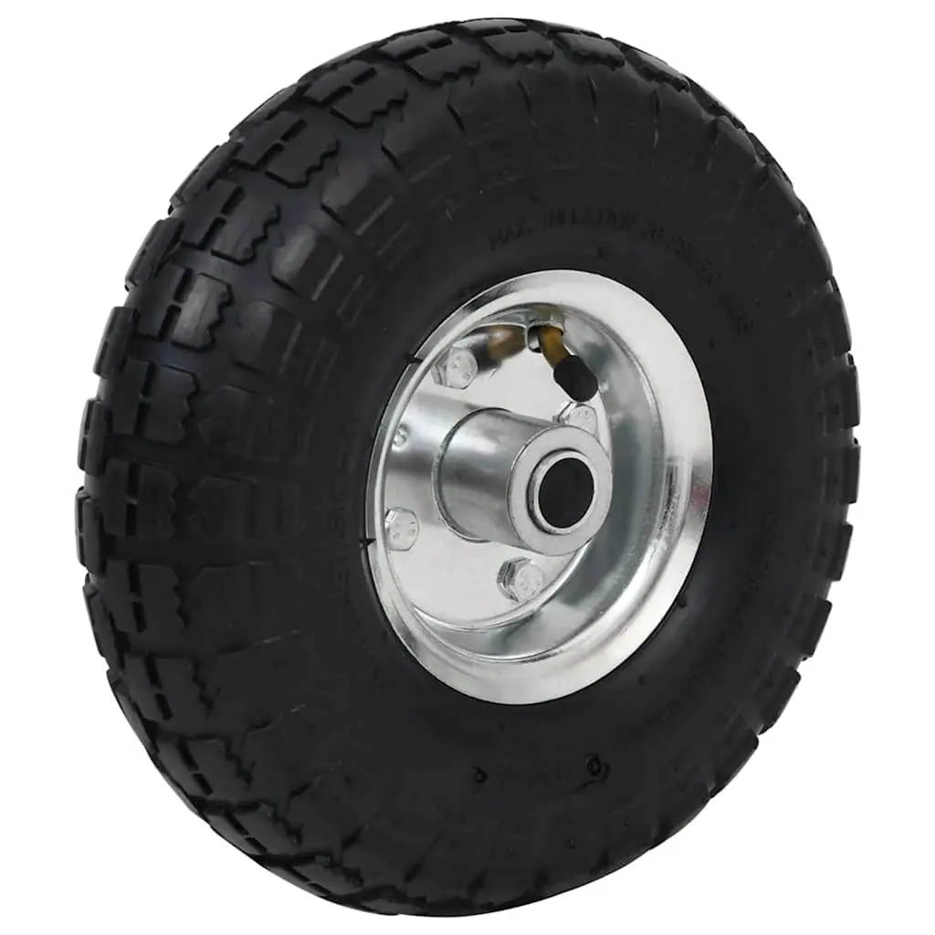 Sack Truck Spare Wheels Pneumatic Rubber 2 Piece Heavy Duty Tyres