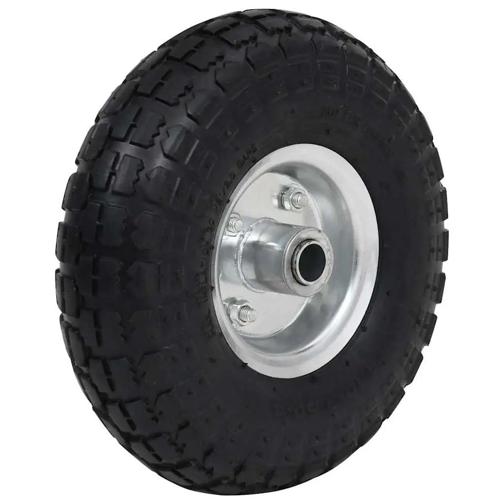 Sack Truck Spare Wheels Pneumatic Rubber 2 Piece Heavy Duty Tyres