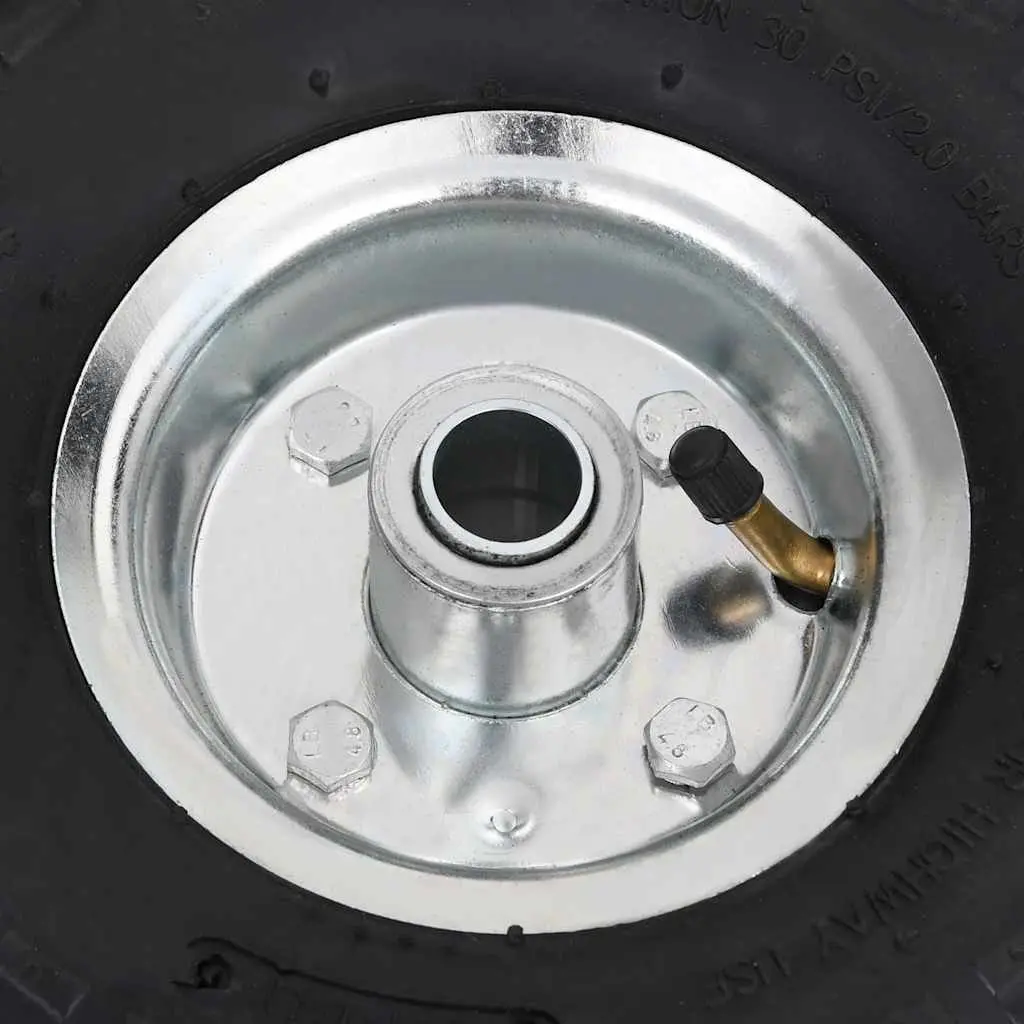 Sack Truck Spare Wheels Pneumatic Rubber 2 Piece Heavy Duty Tyres