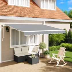 Practical Awning Frame for Gardens and Terraces
