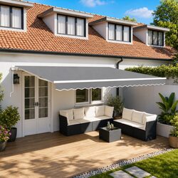Practical Retractable Awning Frame for Your Outdoor Areas