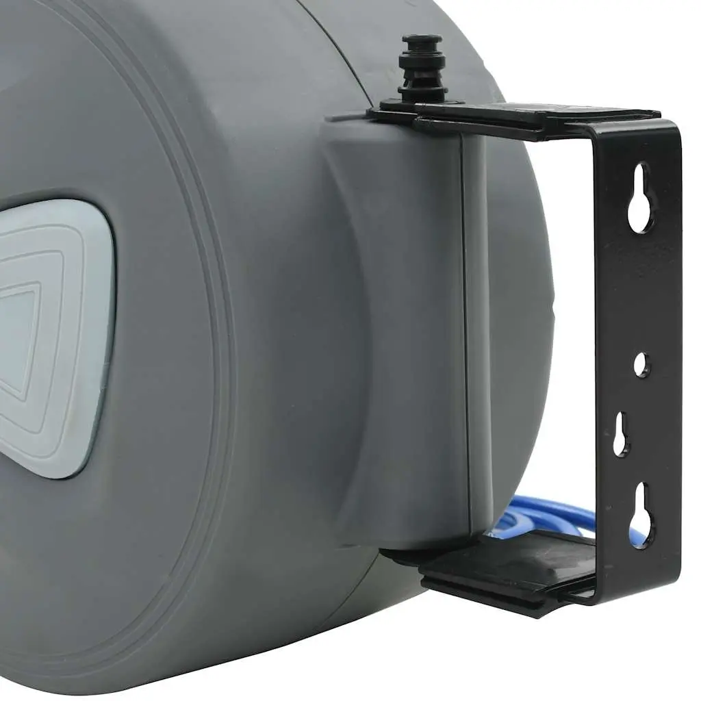 Automatic Retractable Air Hose Reel 1/4" 20m Pneumatic Workshop Garage Organiser