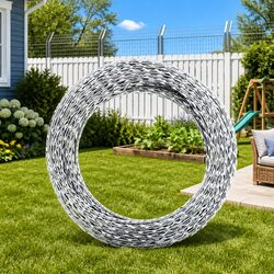 Razor Wire for Effective Garden Security: 300m Galvanised Steel