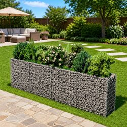 Practical Gabion Planter Box for Your Garden and Patio