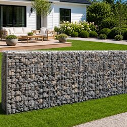 Practical Gabion Wall Panel for Retaining and Planting