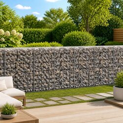 Practical Gabion Wall Panel for Your Home Landscape