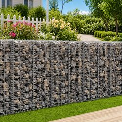 Versatile Gabion Wall Basket for Home Use 20x20x100 cm