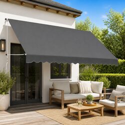 Practical 350cm Manual Awning for Home Use