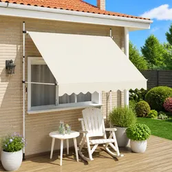 Versatile Manual Retractable Awning for Home Use