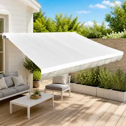 5x3m Cream Awning Canvas for Practical Outdoor Use