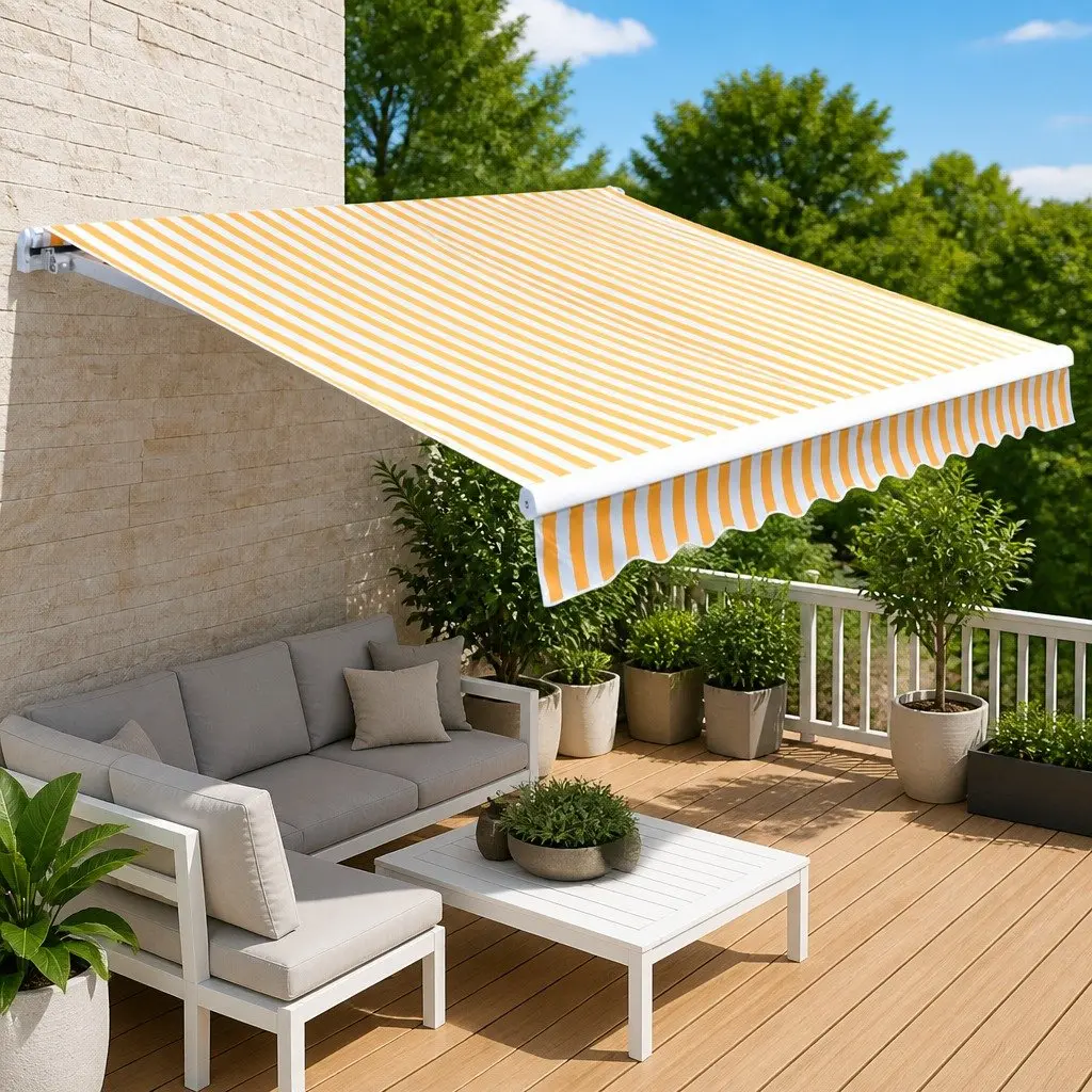 Awning Fabric for Patios and Gardens