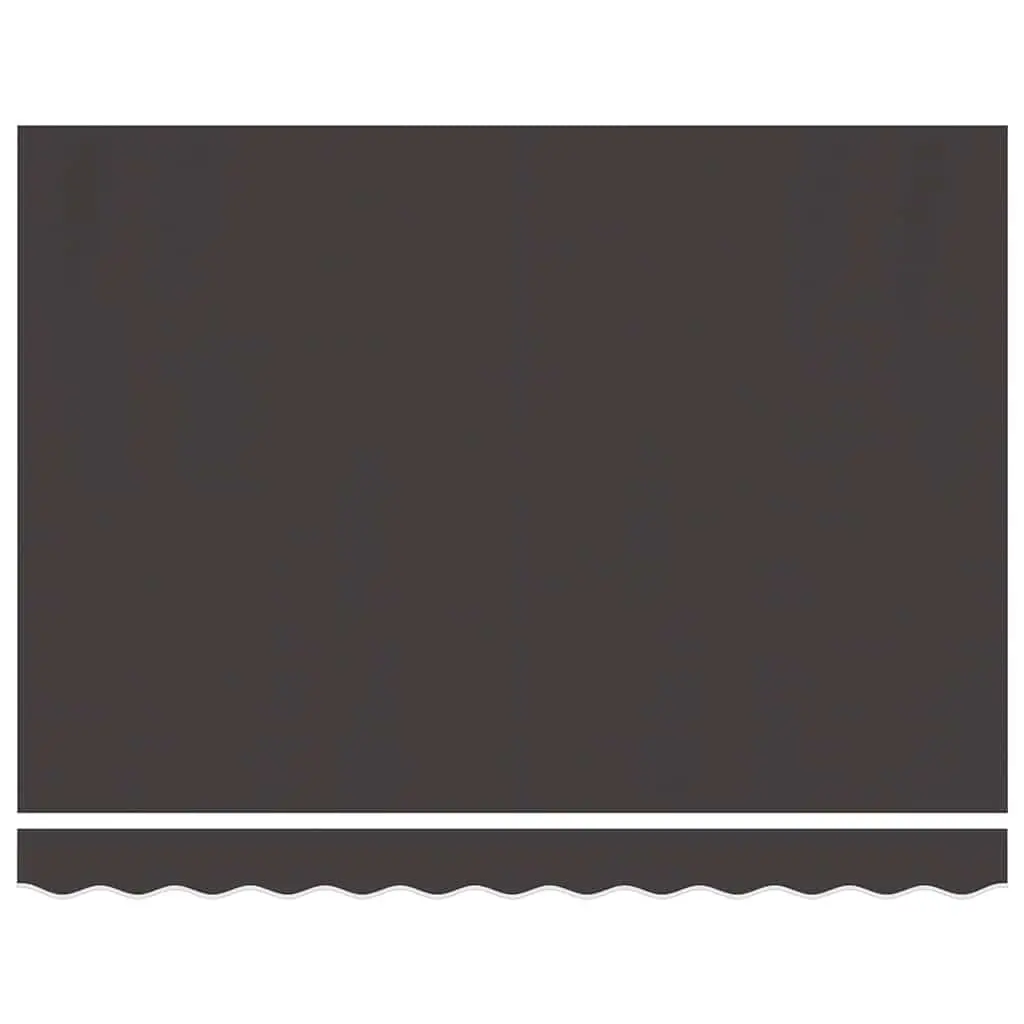 Awning Fabric Replacement Polyester UV Resistant Anthracite Grey 3.5 x 2.5 m