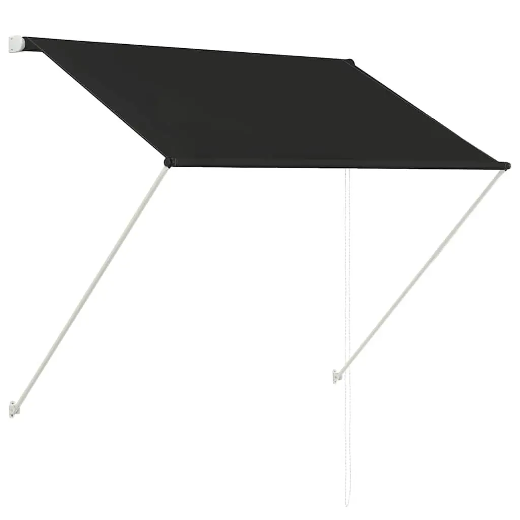 Retractable Awning 150x150 cm Anthracite Outdoor Window Balcony Terrace Garden