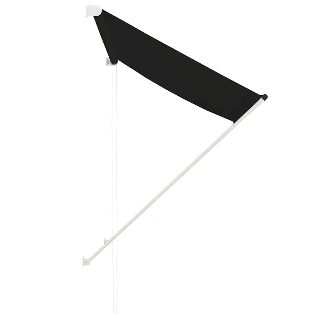 Retractable Awning 150x150 cm Anthracite Outdoor Window Balcony Terrace Garden