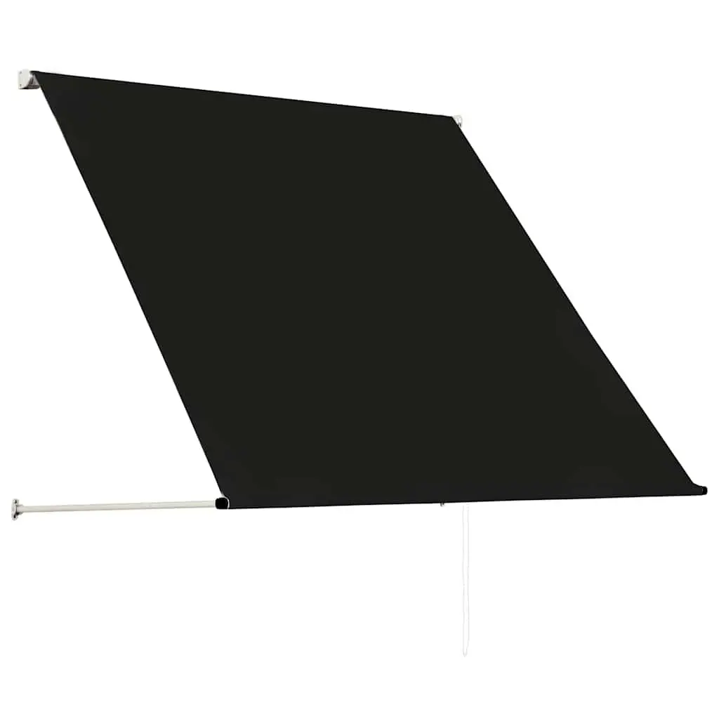 Retractable Awning 150x150 cm Anthracite Outdoor Window Balcony Terrace Garden