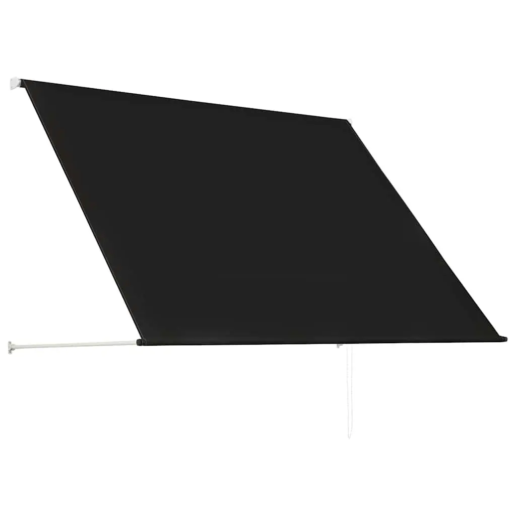 Retractable Awning 200x150cm Anthracite Window Balcony Terrace Garden Shade
