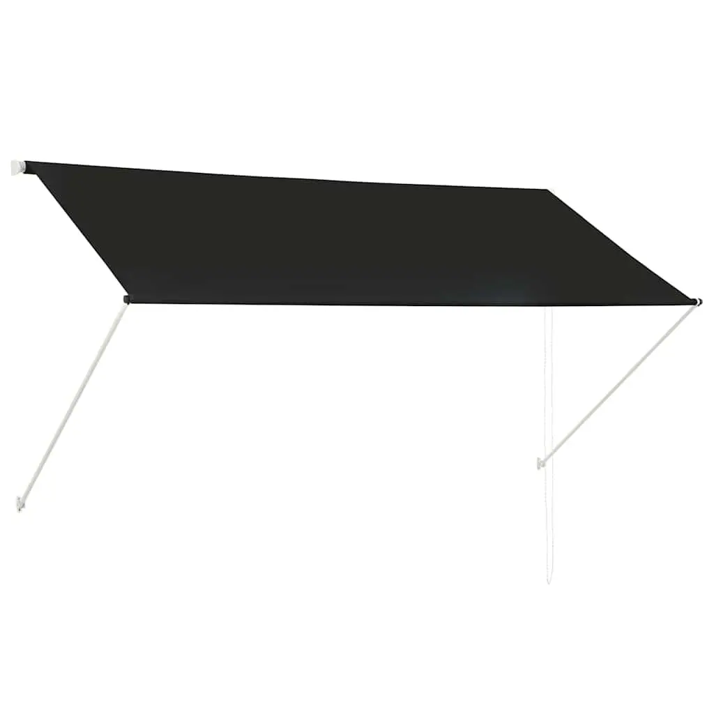 Retractable Awning Steel 250x150 cm Anthracite