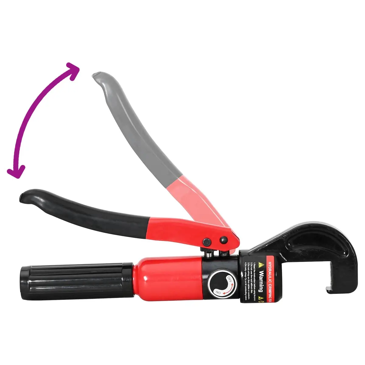 Hydraulic Crimping Pliers Steel 4-70mm² Ergonomic Handle Portable Case