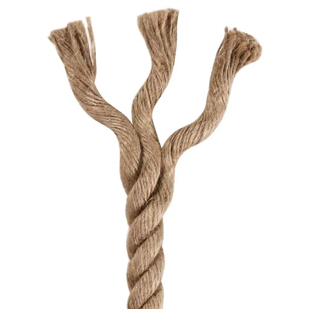 Natural Jute Cordage 10mm 250m Brown Soft Garden Agricultural Rope