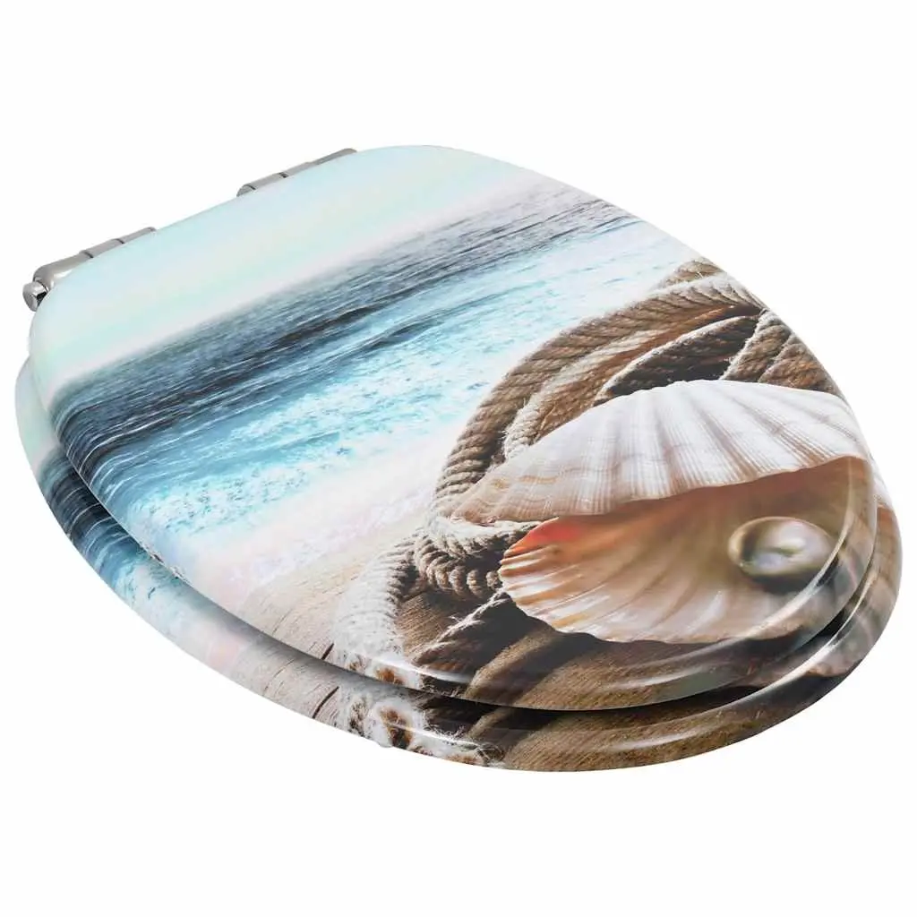 Multicolour Toilet Seat with Soft Close Lid